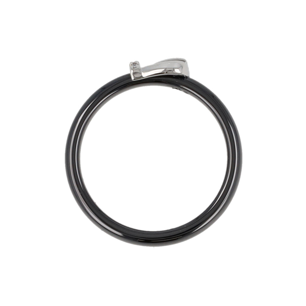 リング セラミック メタル バックル ベルト ストーン 14号 16号 指輪