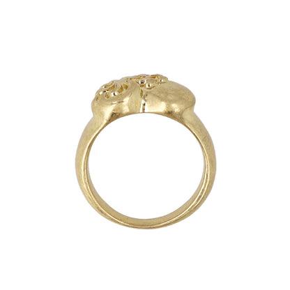 リング Awesome ニッケルフリー メタル ハート 12号 指輪