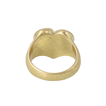 リング Awesome ニッケルフリー メタル ハート 12号 指輪