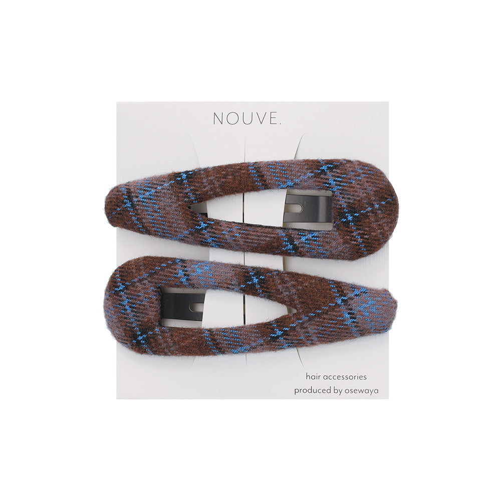 ヘアピン NOUVE. チェック スリーピン 2本セット