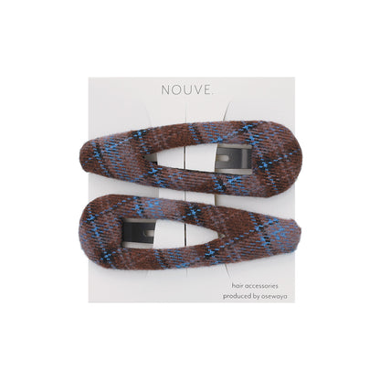 ヘアピン NOUVE. チェック スリーピン 2本セット