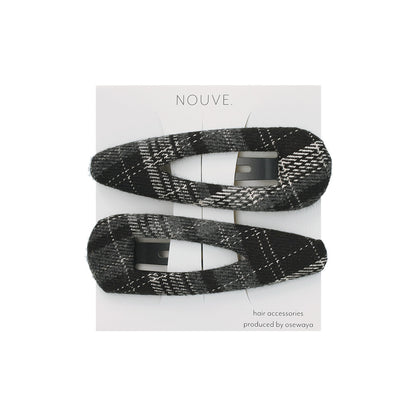 ヘアピン NOUVE. チェック スリーピン 2本セット