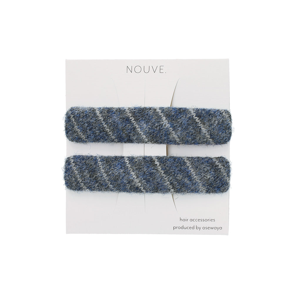 ヘアピン NOUVE. ストライプ 2本セット スリーピン