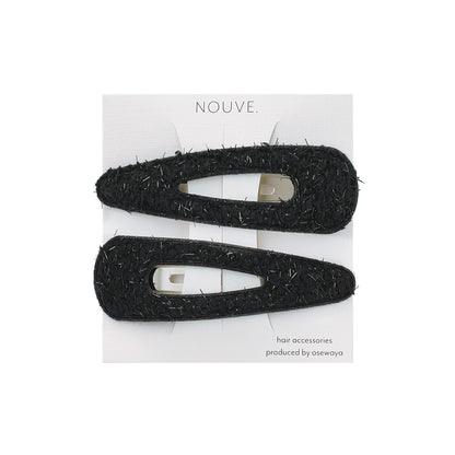 ヘアピン NOUVE. ツイード風 2本セット スリーピン