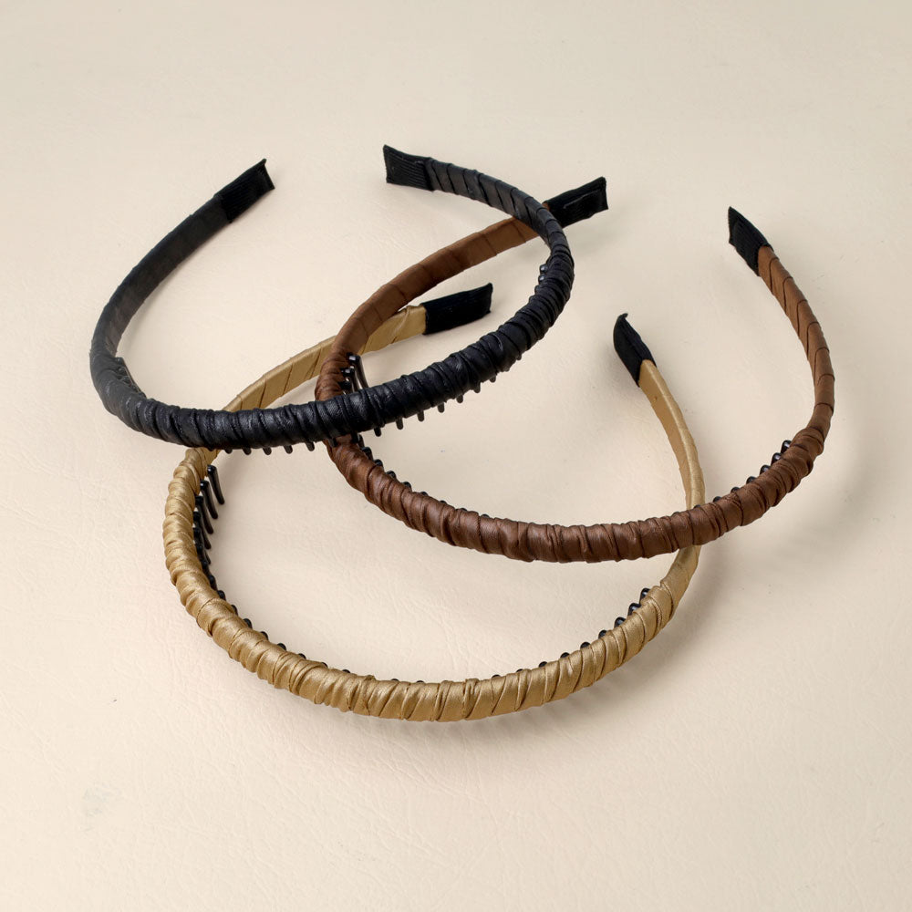 カチューシャ ベーシックカラー コームカチューシャ