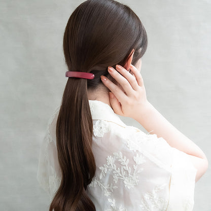 バレッタ プレート カラー すべり止め付き