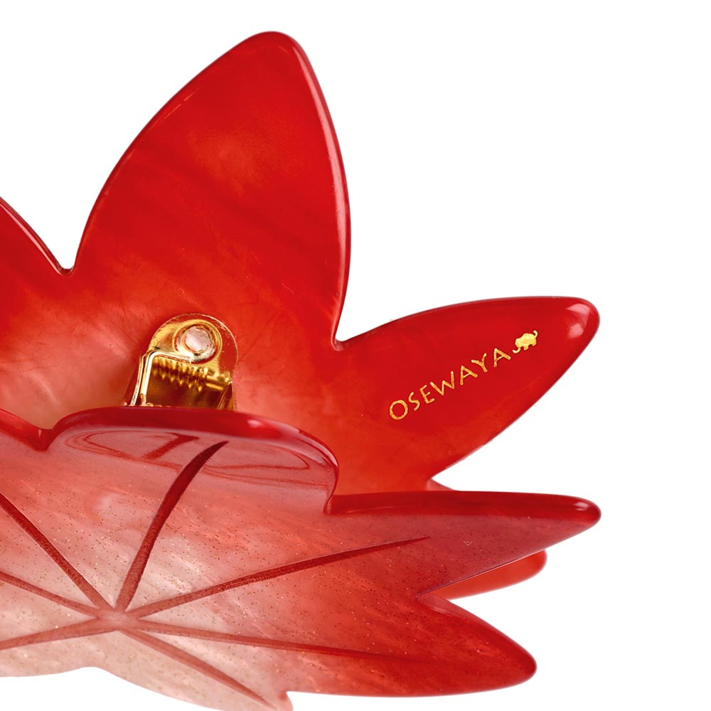 ヘアクリップ 紅葉 マーブル カラー バンスクリップ – OSEWAYA