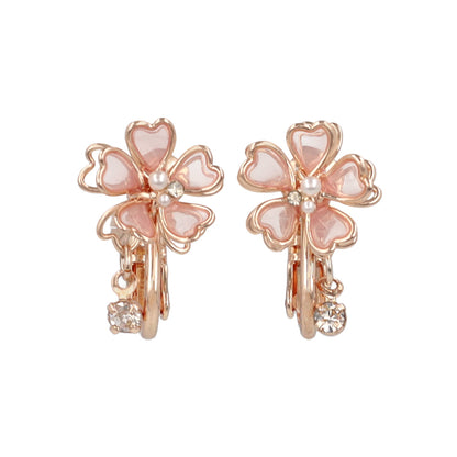 イヤリング ニッケルフリー メタル 桜 ネジバネ式イヤリング