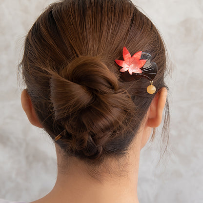 かんざし hair stick 紅葉 アクリル