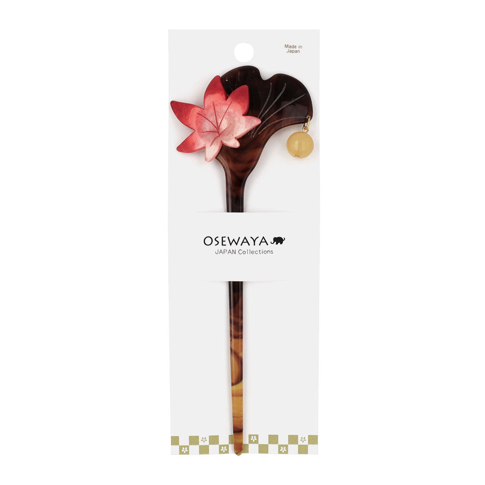 かんざし hair stick 紅葉 アクリル