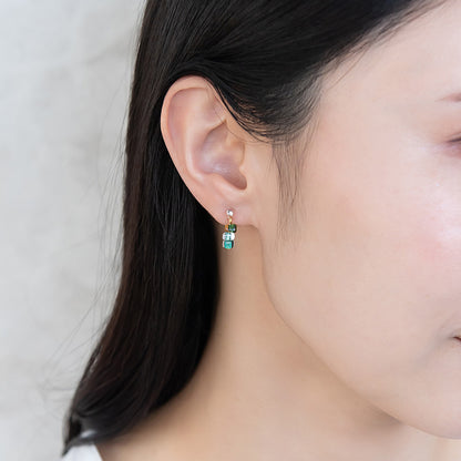 樹脂ピアス クリア カラー ビーズ ボール 5個セット スタッドピアス
