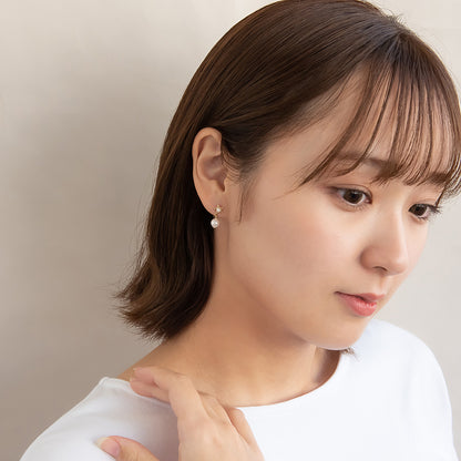 樹脂ピアス ニッケルフリー 宇宙 星 パール スタッドピアス