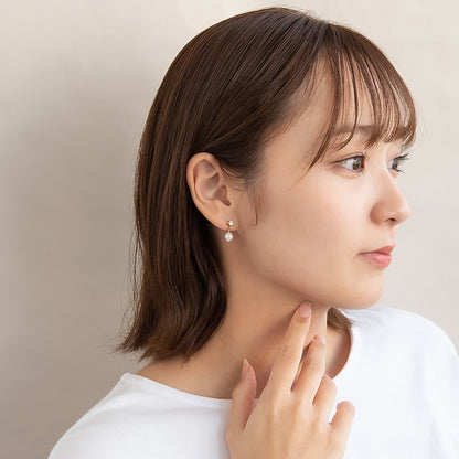 樹脂ピアス ニッケルフリー 宇宙 星 パール スタッドピアス