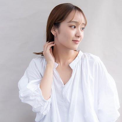 樹脂ピアス ネコ チューリップ マーガレット 3個セット スタッドピアス