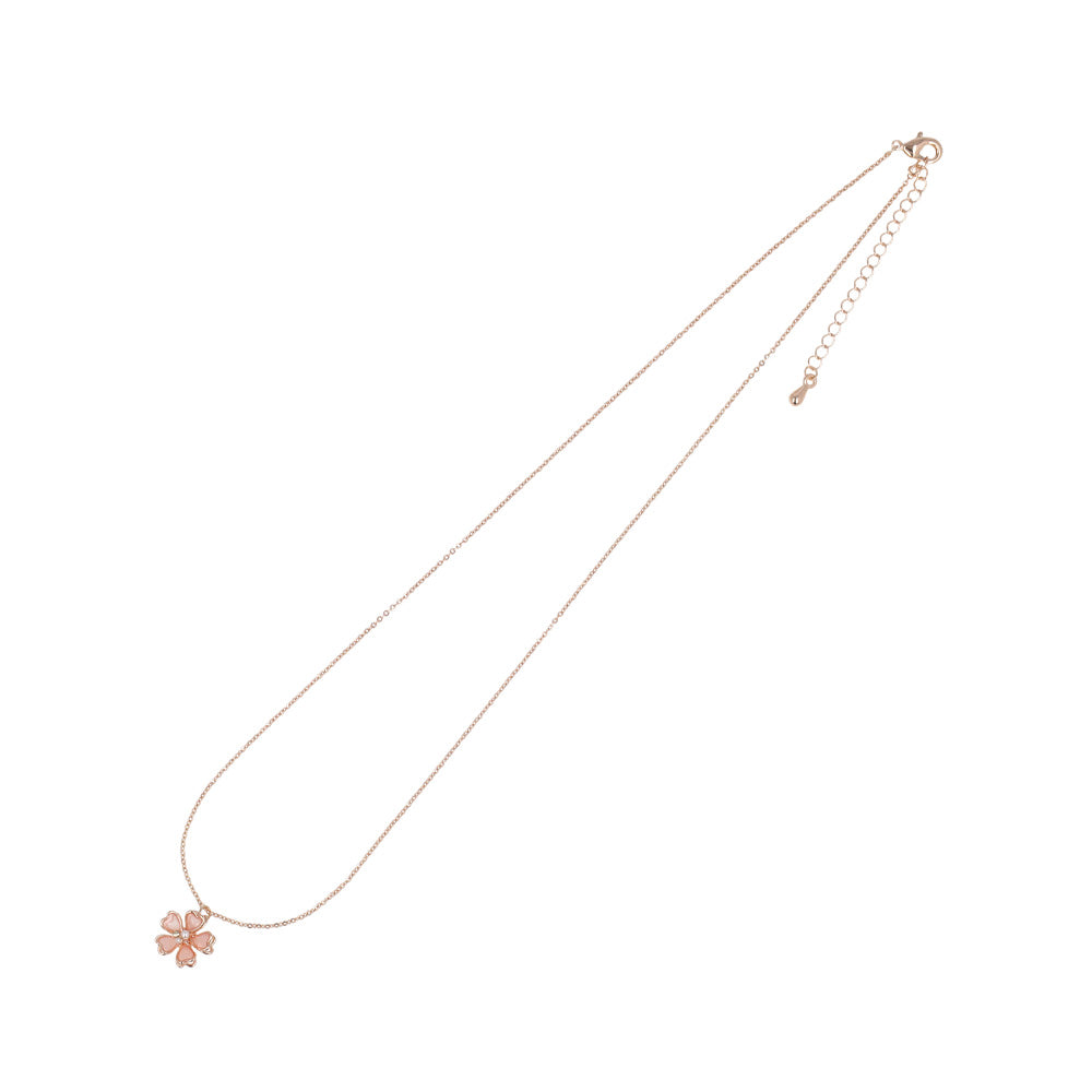 ネックレス ニッケルフリー メタル 桜 ワイヤー プチネックレス