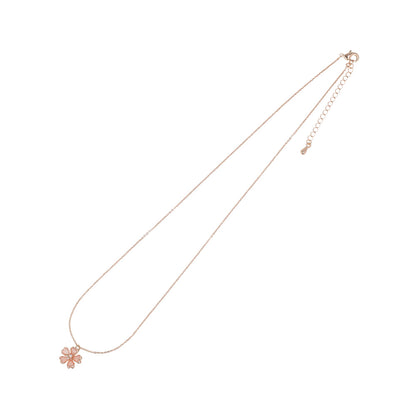 ネックレス ニッケルフリー メタル 桜 ワイヤー プチネックレス