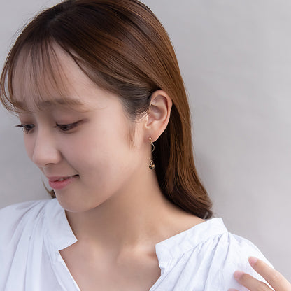 ピアス バイカラー チタンポスト スタッドピアス