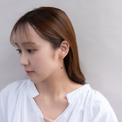 ピアス バイカラー チタンポスト スタッドピアス