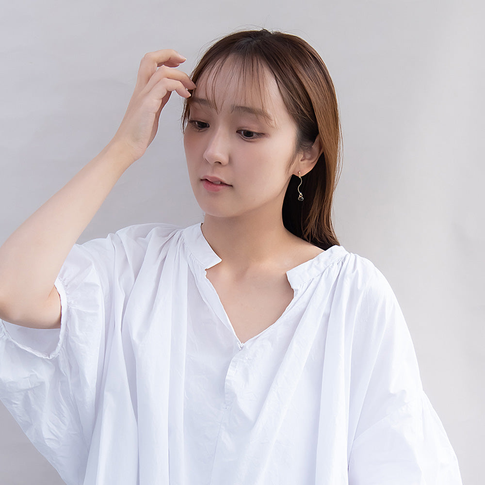 ピアス バイカラー チタンポスト スタッドピアス