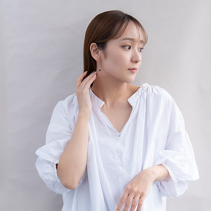 ピアス バイカラー チタンポスト スタッドピアス