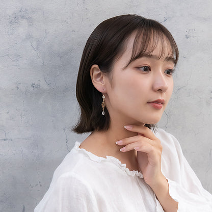 ピアス ニッケルフリー 宇宙 サン ムーン スター キュービックジルコニア フックピアス