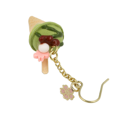 ピアス 抹茶 アイスバー 苺 ソフトクリーム コーン 桜 フックピアス