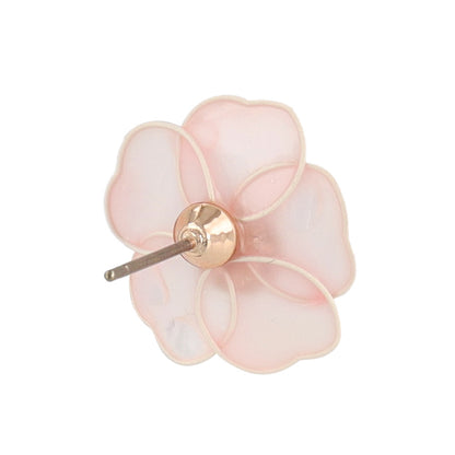 ピアス ニッケルフリー メタル 桜 ワイヤーフラワー 水滴 チタンポスト スタッドピアス