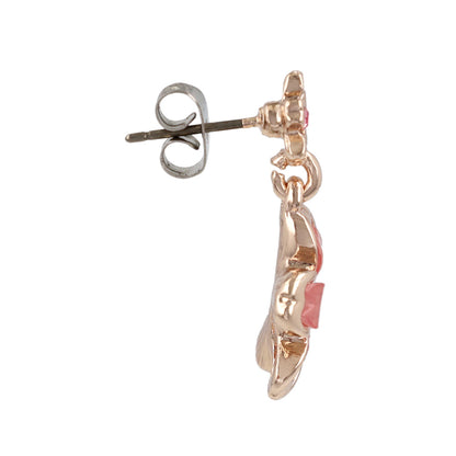 ピアス ニッケルフリー メタル 桜 ダブル チタンポスト スタッドピアス