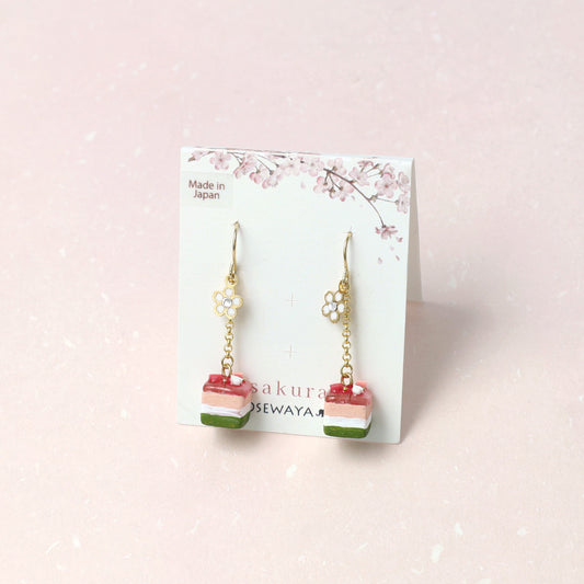 ピアス 桜 フラワー スイーツ フックピアス