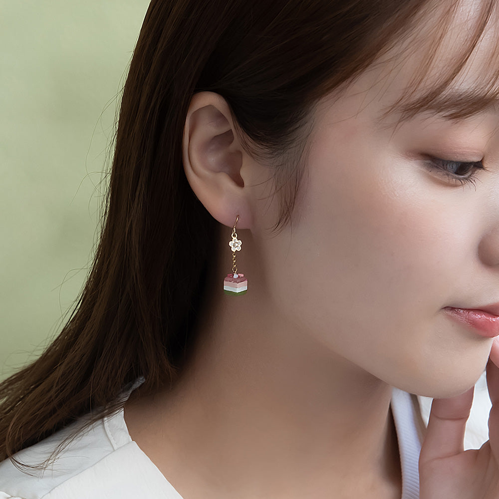 ピアス 桜 フラワー スイーツ フックピアス