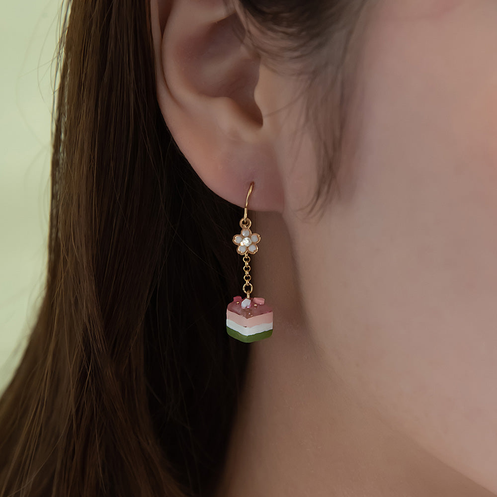 ピアス 桜 フラワー スイーツ フックピアス