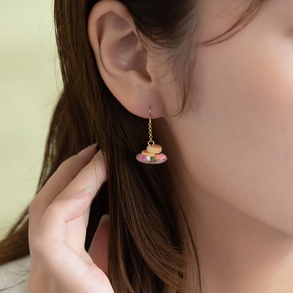 ピアス 桜 フラワー パンケーキ 団子 スイーツ フックピアス