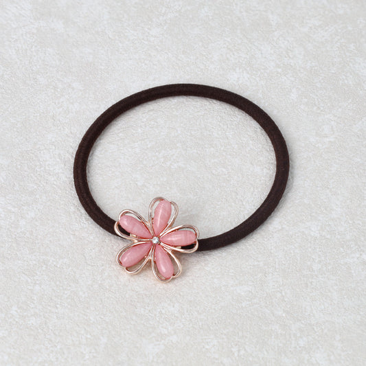 ヘアゴム ニッケルフリー メタル 桜