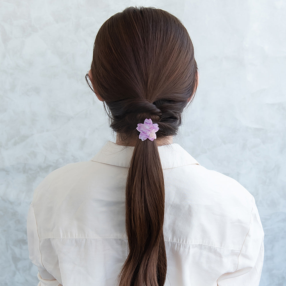 ヘアゴム 桜 ラメ マーブル カラー – OSEWAYAオンラインストア