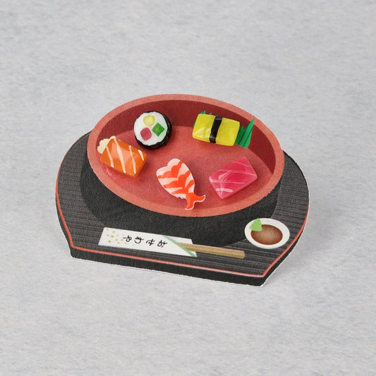 ピアス ニッケルフリー お寿司 ミニチュア フード  5個セット チタンポスト スタッドピアス