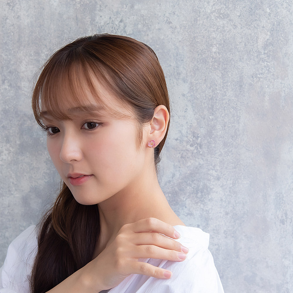 ブー子★ピアス&ネックレス ピアス ニッケルフリー メタル キュービックジルコニア ハート