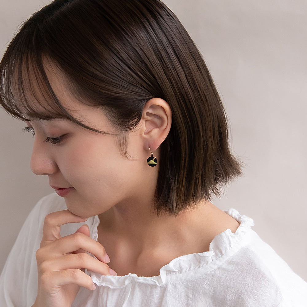 ピアス 抹茶 茶筅 和菓子 4個セット チタンポスト スタッドピアス