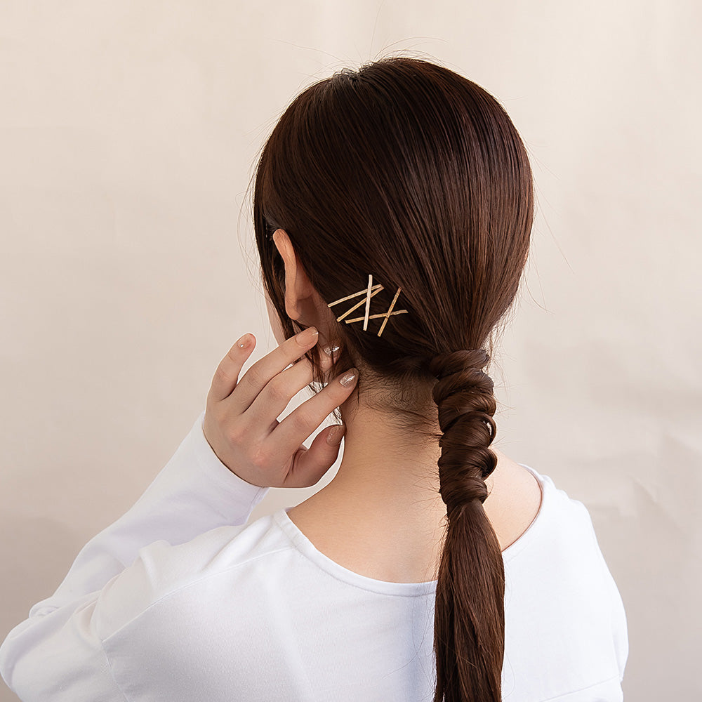 ヘアピン カラー シンプル エポ 5本セット アメピン