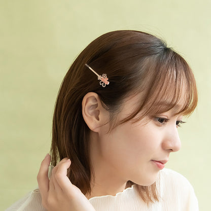 ヘアピン ニッケルフリー メタル 桜 3輪 アメピン