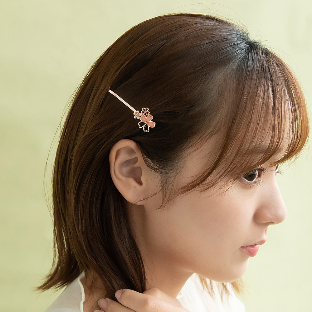 ヘアピン ニッケルフリー メタル 桜 3輪 アメピン