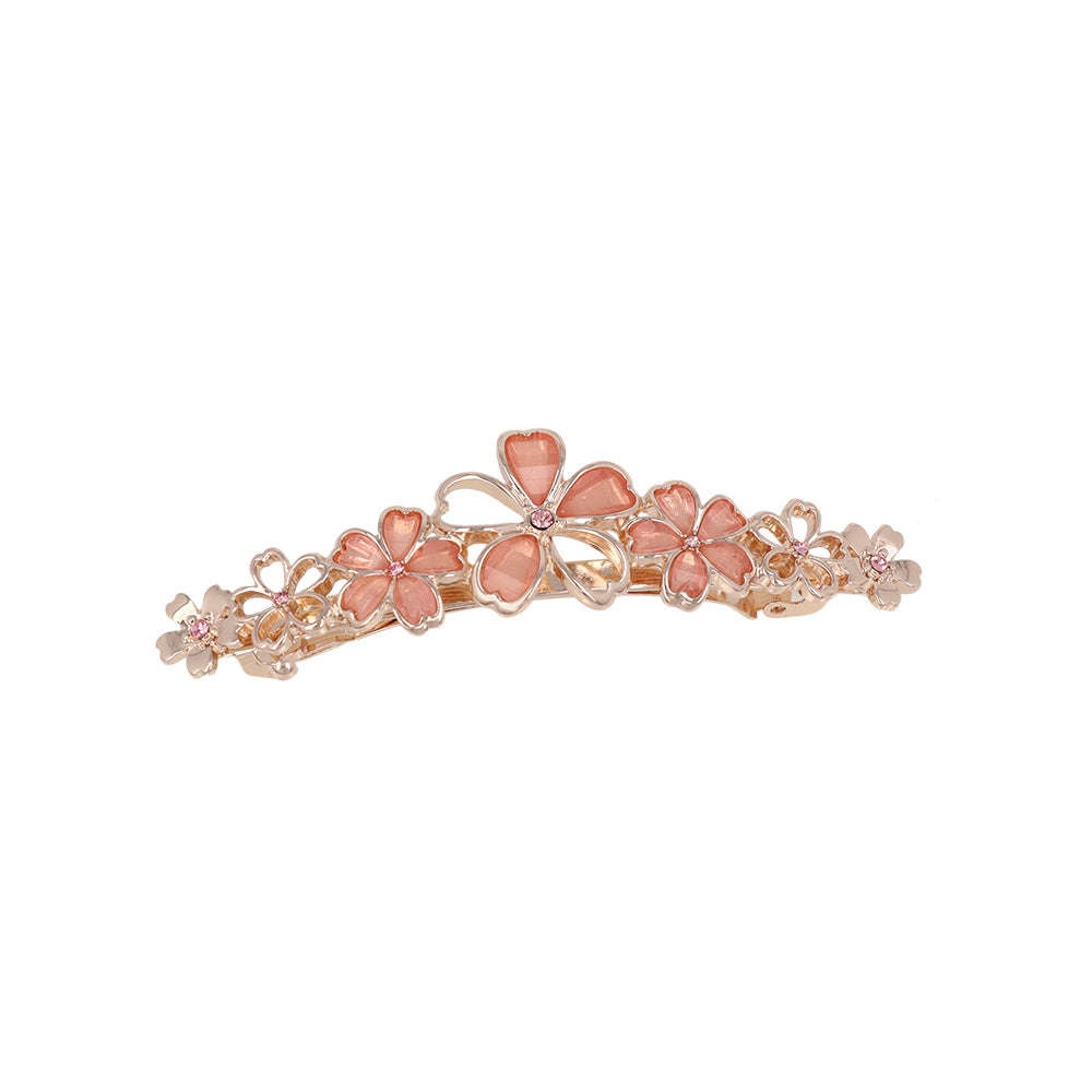 バレッタ ニッケルフリー メタル 桜 ストーン – OSEWAYAオンラインストア