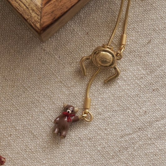 【Ayatorie/アヤトリエ】小さなくまと運試しネックレス