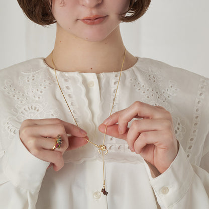 【Ayatorie/アヤトリエ】小さなくまと運試しネックレス