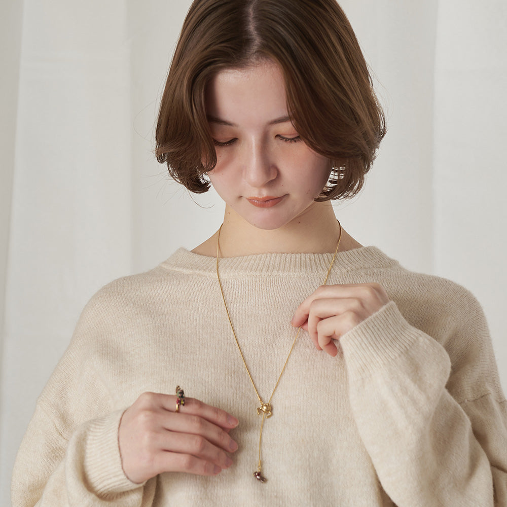 【Ayatorie/アヤトリエ】小さなくまと運試しネックレス