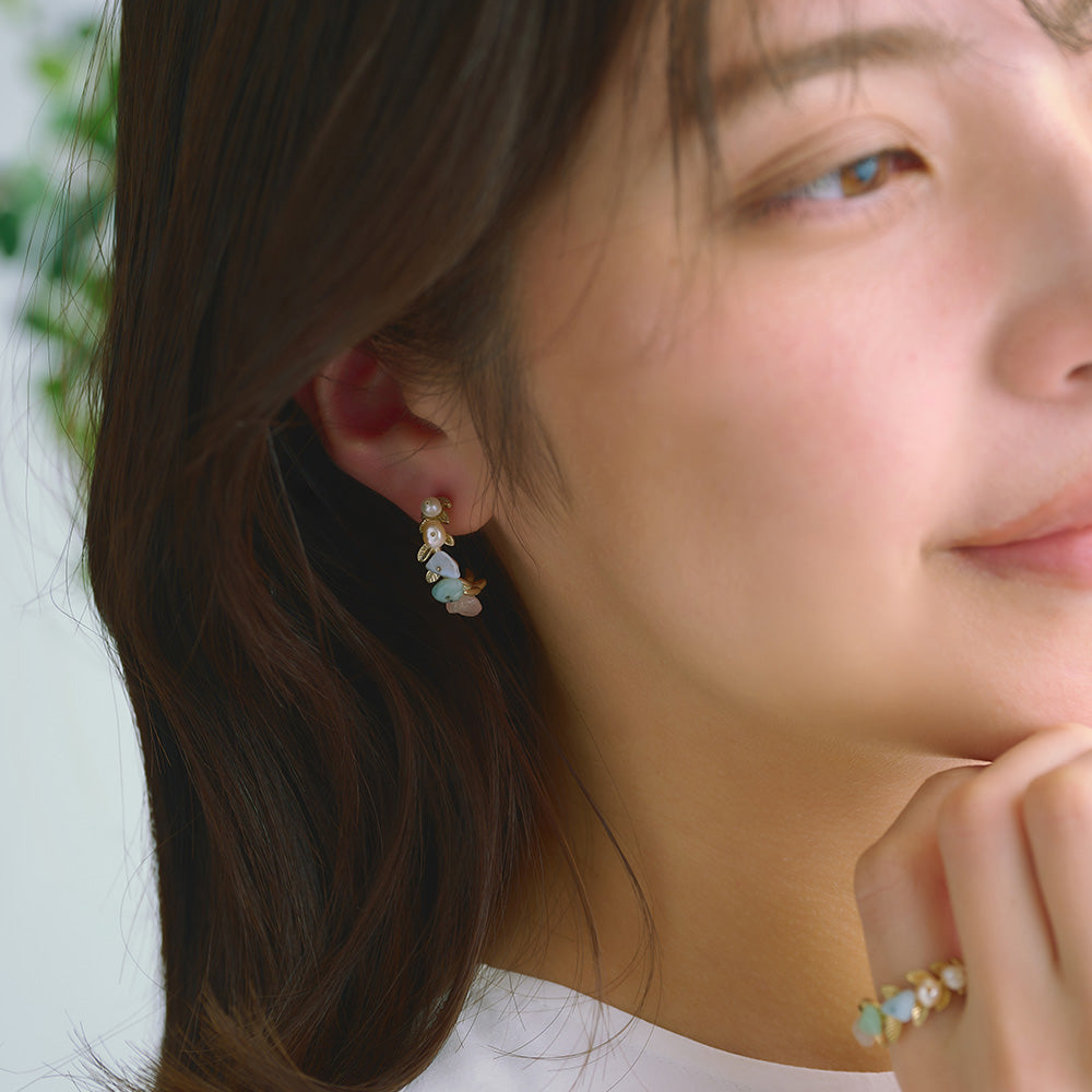 【Ayatorie/アヤトリエ】朝露のピアス