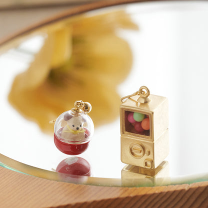 【Ayatorie/アヤトリエ】小さなくまとカプセルピアス