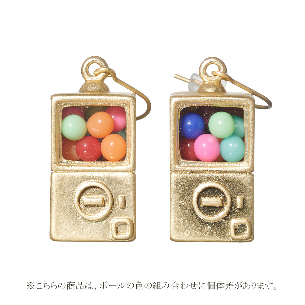 【Ayatorie/アヤトリエ】小さなくまとカプセルピアス