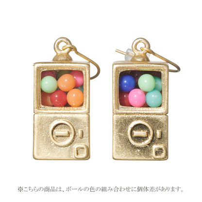 【Ayatorie/アヤトリエ】小さなくまとカプセルピアス