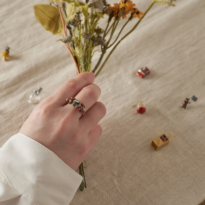 【Ayatorie/アヤトリエ】小さなくまとカプセルピアス