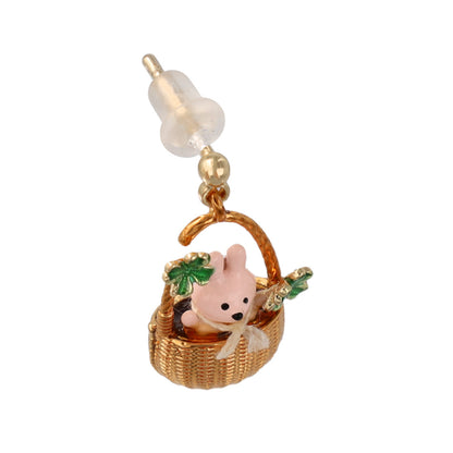 【Ayatorie/アヤトリエ】幸せを運ぶうさぎピアス